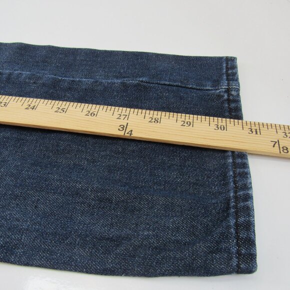 Bullhead Rincon Slim Straight Mid Rise Dark Wash Men's Blue Jeans 33X32 - Picture 8 of 11